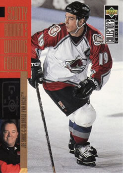 #299 Joe Sakic - Colorado Avalanche - 1996-97 Collector's Choice Hockey