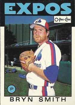 #299 Bryn Smith - Montreal Expos - 1986 O-Pee-Chee Baseball