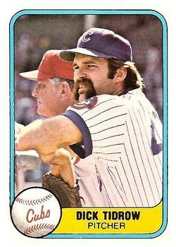 #299 Dick Tidrow - Chicago Cubs - 1981 Fleer Baseball