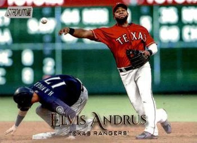 #299 Elvis Andrus - Texas Rangers - 2019 Stadium Club Baseball