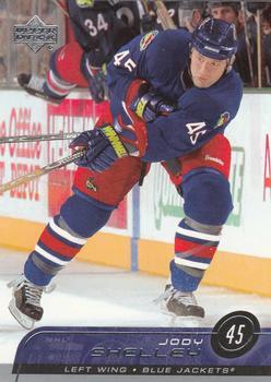 #299 Jody Shelley - Columbus Blue Jackets - 2002-03 Upper Deck Hockey