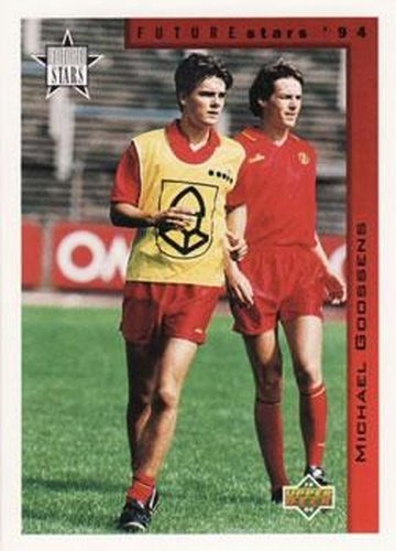 #299 Michael Goossens - Belgium - 1994 Upper Deck World Cup Contenders English/Spanish Soccer