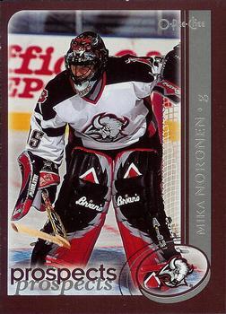 #299 Mika Noronen - Buffalo Sabres - 2002-03 O-Pee-Chee Hockey