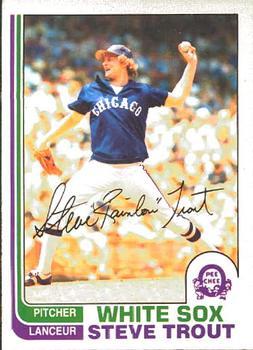 #299 Steve Trout - Chicago White Sox - 1982 O-Pee-Chee Baseball