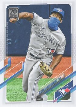 #299 Teoscar Hernandez - Toronto Blue Jays - 2021 Topps Baseball