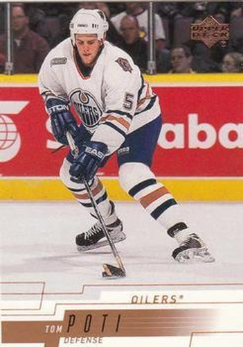#299 Tom Poti - Edmonton Oilers - 2000-01 Upper Deck Hockey