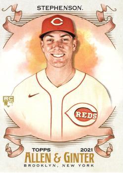 #299 Tyler Stephenson - Cincinnati Reds - 2021 Topps Allen & Ginter Baseball