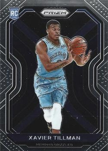 #299 Xavier Tillman - Memphis Grizzlies - 2020-21 Panini Prizm Basketball