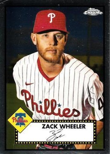 #299 Zack Wheeler - Philadelphia Phillies - 2021 Topps Chrome Platinum Anniversary Baseball