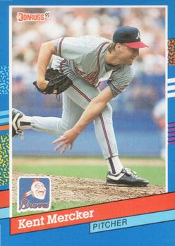#299 Kent Mercker - Atlanta Braves - 1991 Donruss Baseball