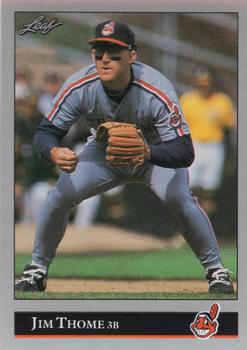 #299 Jim Thome - Cleveland Indians - 1992 Leaf Baseball