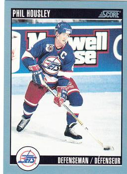 #299 Phil Housley - Winnipeg Jets - 1992-93 Score Canadian Hockey