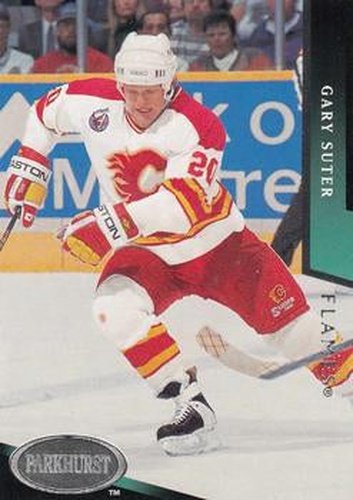 #299 Gary Suter - Calgary Flames - 1993-94 Parkhurst Hockey