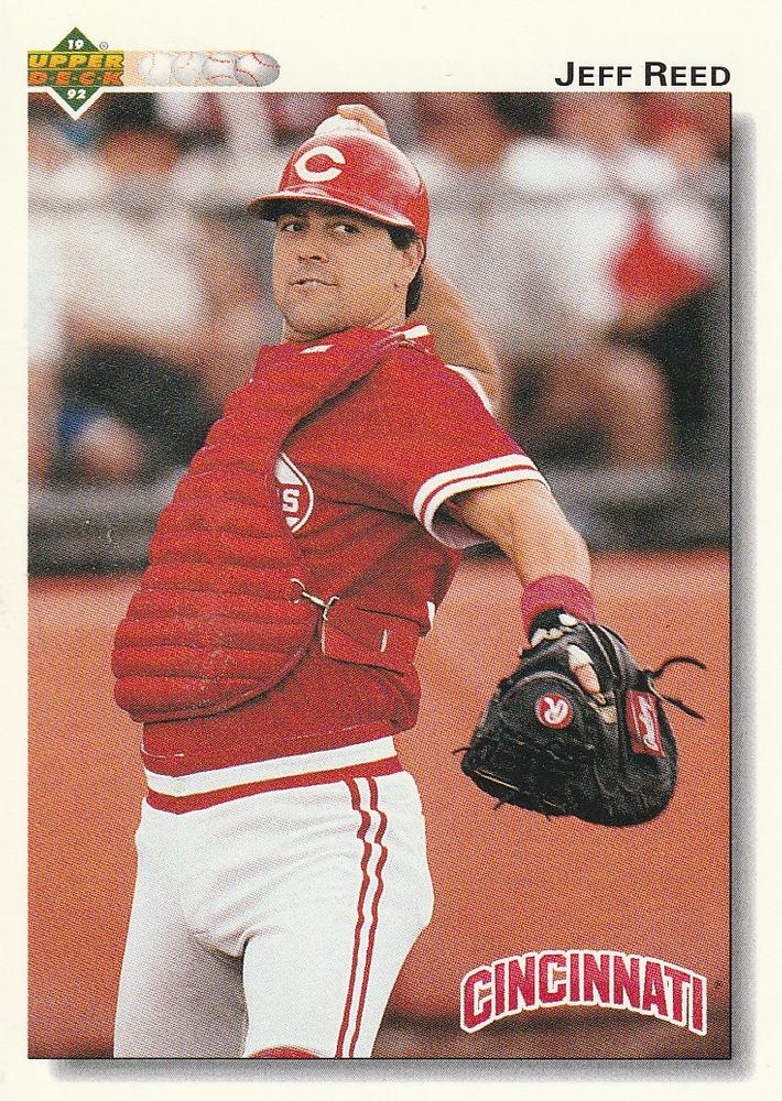 #299 Jeff Reed - Cincinnati Reds - 1992 Upper Deck Baseball