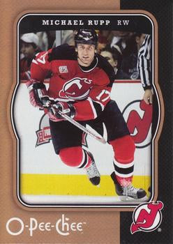 #299 Michael Rupp - New Jersey Devils - 2007-08 O-Pee-Chee Hockey