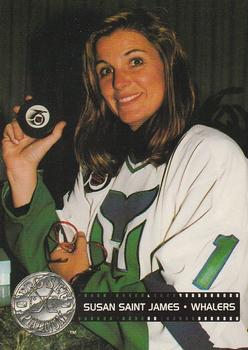 #299 Susan Saint James - Hartford Whalers - 1991-92 Pro Set Platinum Hockey