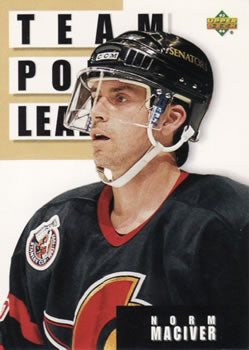 #299 Norm Maciver - Ottawa Senators - 1993-94 Upper Deck Hockey