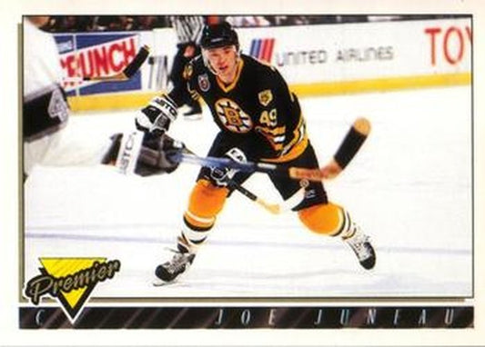 #299 Joe Juneau - Boston Bruins - 1993-94 O-Pee-Chee Premier Hockey