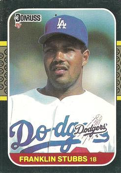 #299 Franklin Stubbs - Los Angeles Dodgers - 1987 Donruss Baseball