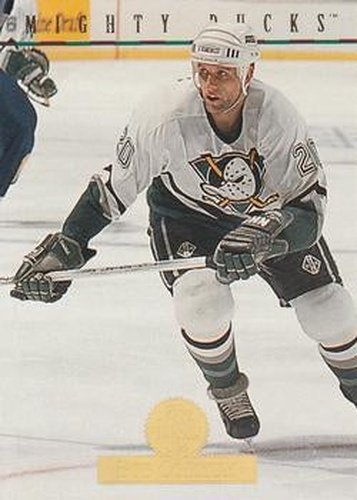 #299 Bob Corkum - Anaheim Mighty Ducks - 1994-95 Leaf Hockey
