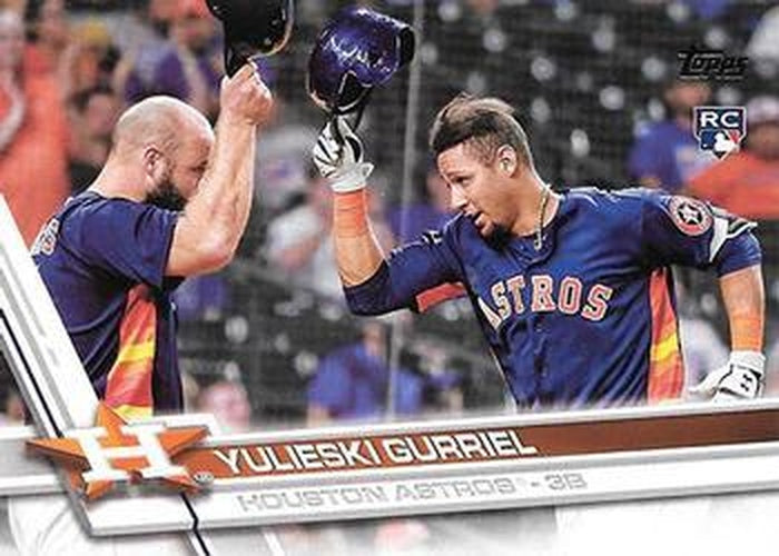 #299b Yulieski Gurriel - Houston Astros - 2017 Topps Baseball