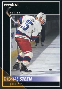#29 Thomas Steen - Winnipeg Jets - 1992-93 Pinnacle Canadian Hockey