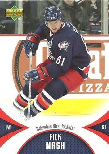 #29 Rick Nash - Columbus Blue Jackets - 2006-07 Upper Deck Mini Jersey Hockey