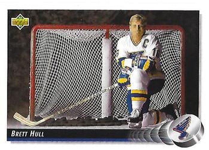 #29 Brett Hull - St. Louis Blues - 1992-93 Upper Deck Hockey