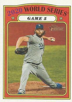 #29 2020 World Series Game 5 - Los Angeles Dodgers - 2021 Topps Heritage Baseball