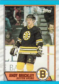 #29 Andy Brickley - Boston Bruins - 1989-90 Topps Hockey