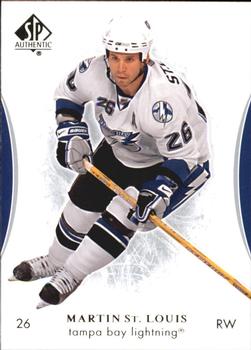 #29 Martin St. Louis - Tampa Bay Lightning - 2007-08 SP Authentic Hockey