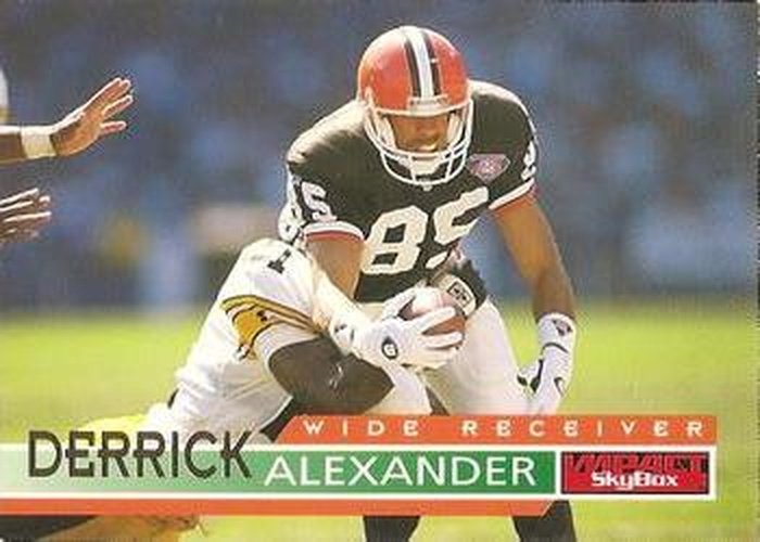 #29 Derrick Alexander - Cleveland Browns - 1995 SkyBox Impact Football