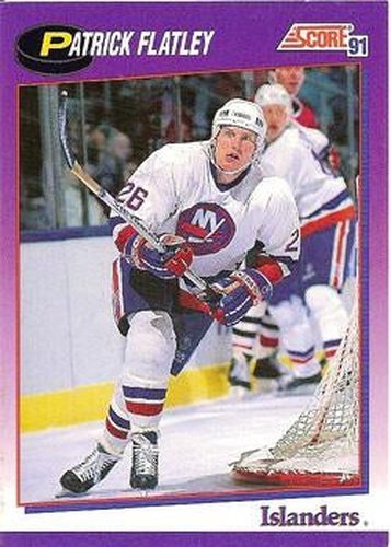 #29 Patrick Flatley - New York Islanders - 1991-92 Score American Hockey