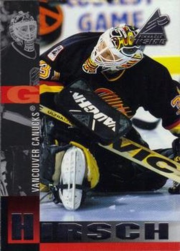 #29 Corey Hirsch - Vancouver Canucks - 1997-98 Pinnacle Inside Hockey