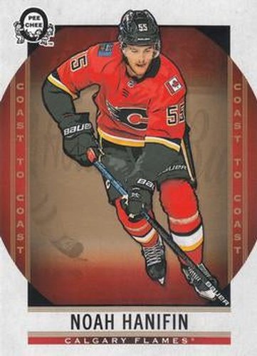 #29 Noah Hanifin - Calgary Flames - 2018-19 O-Pee-Chee Coast to Coast Hockey