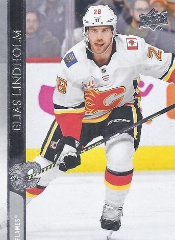 #29 Elias Lindholm - Calgary Flames - 2020-21 Upper Deck Hockey