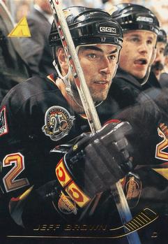 #29 Jeff Brown - Vancouver Canucks - 1995-96 Pinnacle Hockey