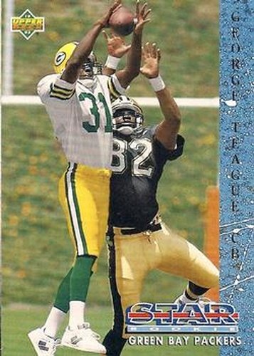 #29 George Teague - Green Bay Packers - 1993 Upper Deck Football