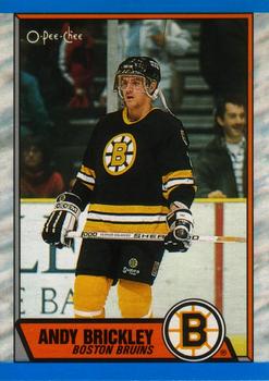#29 Andy Brickley - Boston Bruins - 1989-90 O-Pee-Chee Hockey