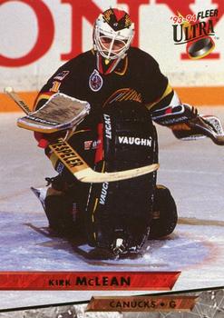 #29 Kirk McLean - Vancouver Canucks - 1993-94 Ultra Hockey