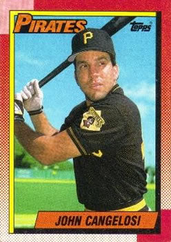 #29 John Cangelosi - Pittsburgh Pirates - 1990 Topps Baseball
