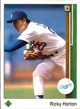 #629 Ricky Horton - Los Angeles Dodgers - 1989 Upper Deck Baseball