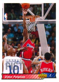#29 Olden Polynice - Detroit Pistons - 1992-93 Upper Deck Basketball