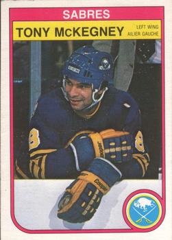 #29 Tony McKegney - Buffalo Sabres - 1982-83 O-Pee-Chee Hockey