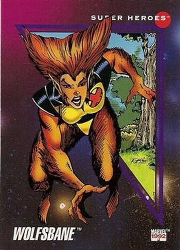 #29 Wolfsbane - 1992 Impel Marvel Universe