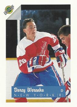 #29 Darcy Werenka - New York Rangers - 1991 Ultimate Draft Hockey