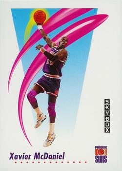 #229 Xavier McDaniel - Phoenix Suns - 1991-92 SkyBox Basketball