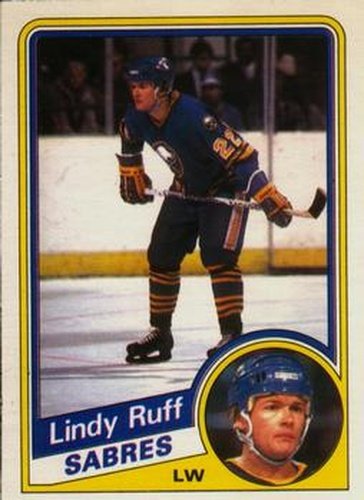 #29 Lindy Ruff - Buffalo Sabres - 1984-85 O-Pee-Chee Hockey