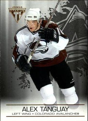 #29 Alex Tanguay - Colorado Avalanche - 2003-04 Pacific Private Stock Titanium Hockey