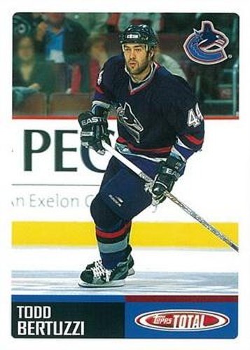 #TTC29 Todd Bertuzzi - Vancouver Canucks - 2002-03 Topps Total Hockey - Team Checklists